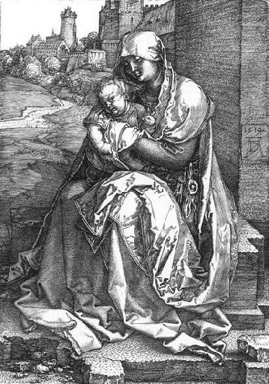 Albrecht Durer Madonna by the Wall oil painting picture